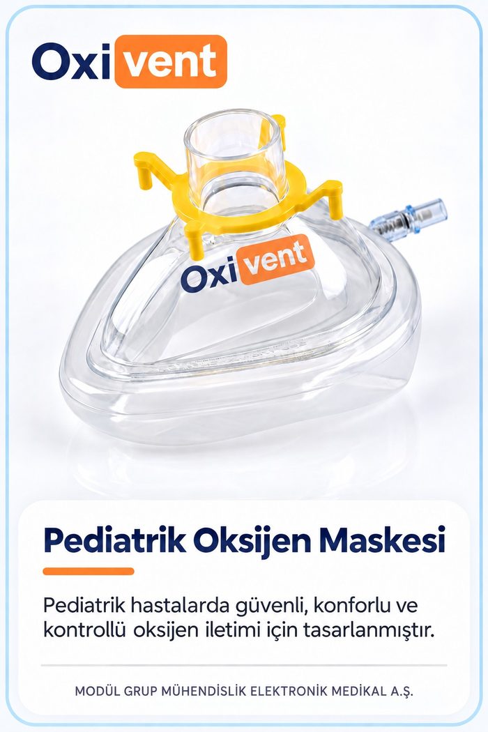Pediatrik Oksijen Maskesi