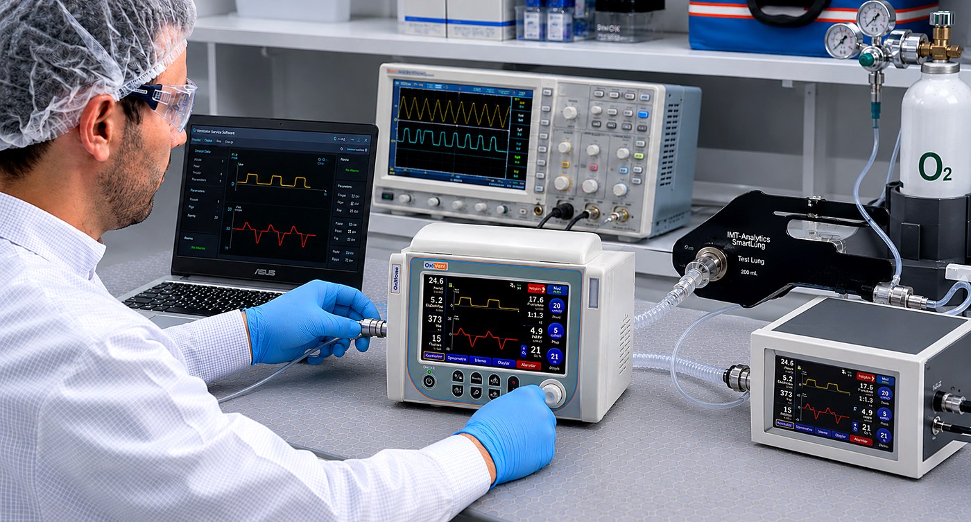 Modül Grup teknik servis laboratuvarında kalibrasyon ve fonksiyon testi
